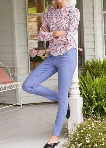 Жіночі штани Avon Блакитні - фото 2