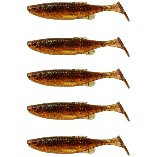 Силікон Savage Gear Fat Minnow T-Tail 130 мм 20.0g Motoroil UV (5 шт/уп)