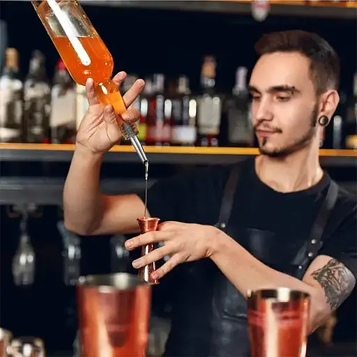 Пробка-носик гейзер дозатор для разлива из бутылки с носиком из нержавеющей стали 10 см (2 шт. в комплекте), Kitchen Master Черный 86477 - фото 6