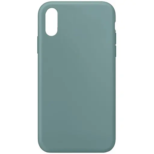 Чехол Silicone Case Full Protective AA No Logo для Apple iPhone XS Max 6.5 Зеленый/Cactus