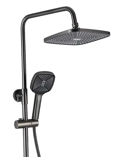 Душова система Rea Storm gun grey з виливом REA-P9534, Графіт - фото 2