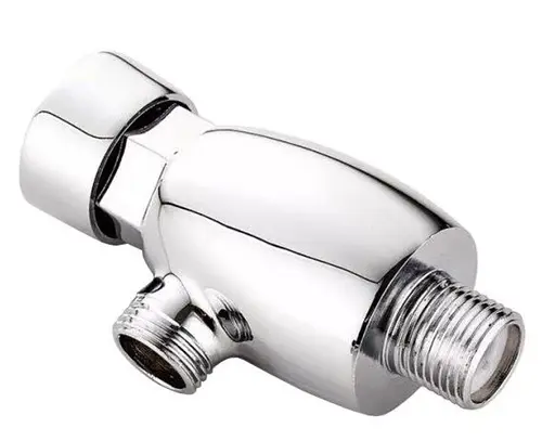 Кран натискний для пісуару Frap механічний, хром F7201, Хром - фото 3