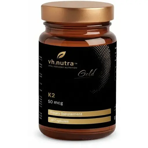Менохинон-7 VitalHarmony Gold Vitamin K2 30 капсул - фото 1