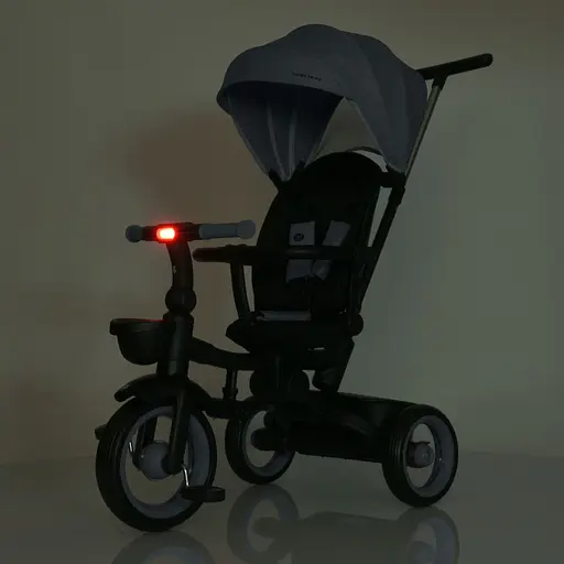 Трехколесный велосипед Turbo Trike MT 1038 Grey с мягким сиденьем и EVA-колесами - фото 6