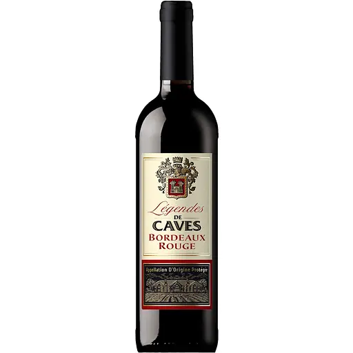 Вино Legendes de Caves Bordeaux Rouge AOC красное сухое 0.75 л