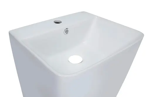 Раковина Qtap Tern підлогова без донного клапана QT1711G302WN - фото 3