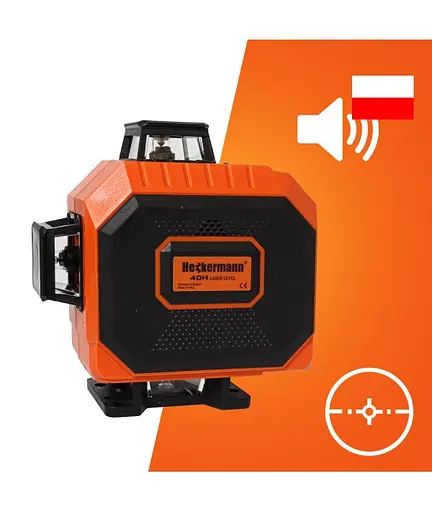Лазерный уровень Heckermann 360° с интеллектуальным самонивелированием - фото 2