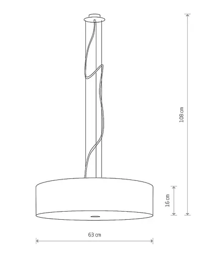 Підвісний світильник Nowodvorski 6773 VIVIANE - фото 2