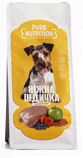 Cухий корм Pure Nutrition для собак малих порід з індичкою 5кг - фото 1