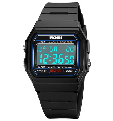 Наручний годинник Skmei 2042 Black White, 2042BKWT (18478) - фото 3