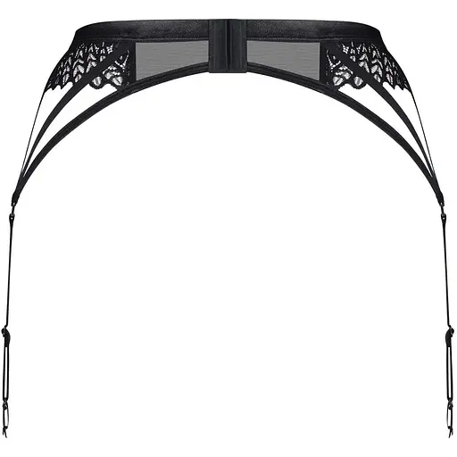 Пояс для панчох Obsessive Donarella M/L (чорний)