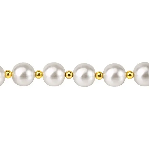 Жемчужный ошейник с поводком и наручниками Lockink Pearl Bondage & RestRaint Set - фото 5