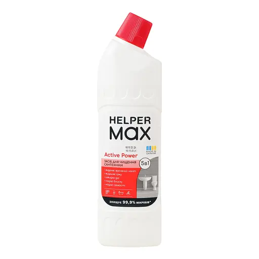 Средство чистящее для сантехники Helper Max Active Power 1 л