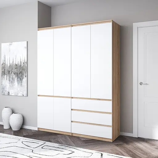 Шкаф для одежды Vays, со штангой и полками, комплект из 2 шкафов R10+R16