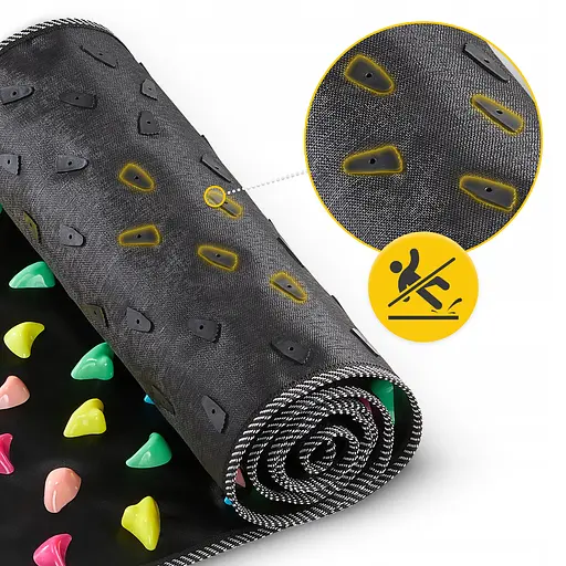 Коврик ортопедический 4FIZJO 140 x 35 см с камнями для массажа ног Black (P-5905973403177) - фото 3