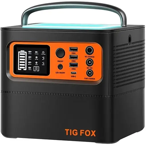 Портативный источник питания Tig Fox T500, мощность 540Вт, емкость 54000mAh, 210*190*190 мм, 5.5 кг