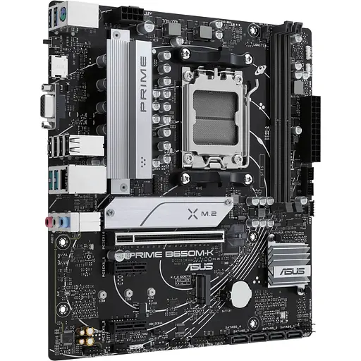 Материнская плата Asus Prime B650M-K sAM5 B650 2xDDR5 M.2 HDMI D-Sub mATX - фото 3