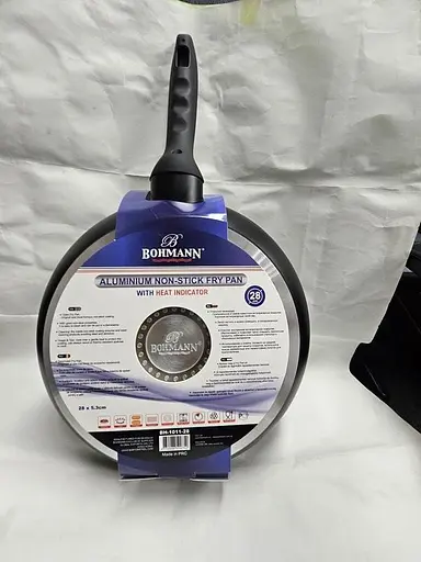 Сковорода ⌀ 20см с антипригарным 3х шаровым мраморным покрытием Bohmann BH 1011-20 сковорода для жарки - фото 6