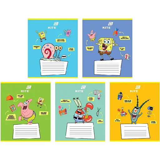 Набор тетрадей Kite SB в линию 12 листов 25 шт. (SB26-234) - фото 1