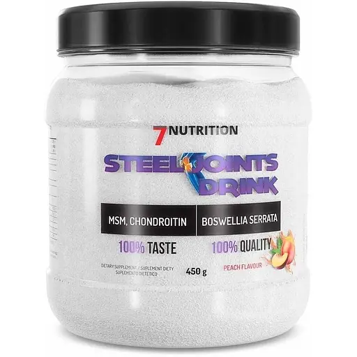 Препарат для суставов и связок 7 Nutrition Steel Joint Drink, 450 грамм - Персик