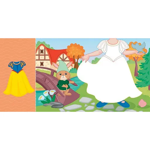 Детская книга с наклейками Одень куклу «Крошка София на маскараде» 615009 - фото 2