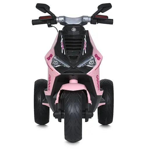 Електромобіль дитячий Bambi Мотоцикл M 5744EL-8 Racer 12V12Ah швидкість 7 км/год EVA колеса рожевий - фото 3