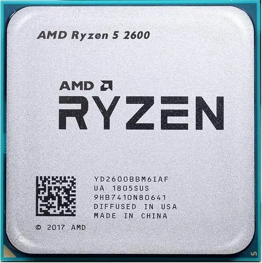 Процесор AMD Ryzen 5 2600 (YD2600BBM6IAF) (Socket AM4, 12T, 3.9 ГГц, Tray) Б/в - фото 1