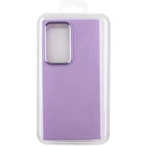 Шкіряний чохол Bonbon Leather Metal Style для Samsung Galaxy S23 Ultra Бузковий / Dasheen - фото 6