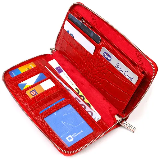 Кожаный женский кошелек Canpellini 21х12х2 см acs0025558 - фото 3