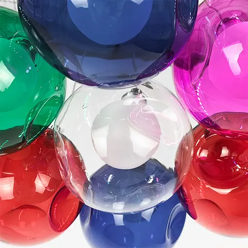 Яскравий світильник Восса Multicolor на 7 кольорових плафонів Line.F AA 225/7 - фото 5