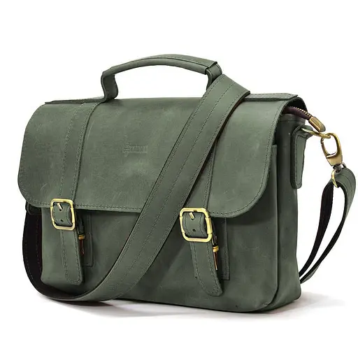 Мужская сумка-портфель на плечо с ручкой TARWA 32х25х7 см sum0028197 - фото 7