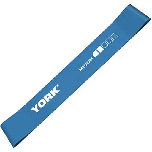 Резинка для фитнеса York Fitness Medium, синий - фото 2