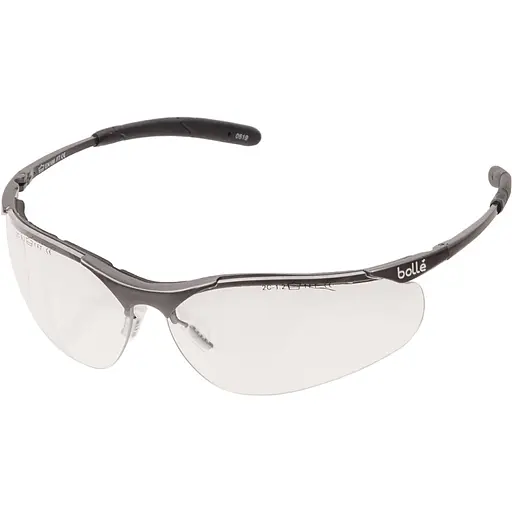Очки защитные Bolle CONTOUR, металлическая оправа, прозрачные линзы