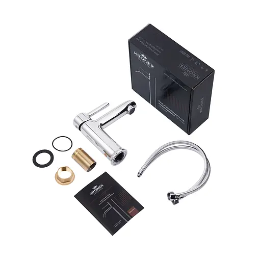 Змішувач для раковини Kroner KRP Essen - C010 CV024321 Хром - фото 7