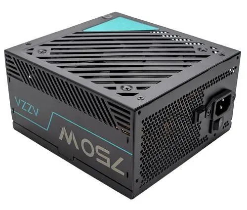 Блок живлення 750 Вт, Azza, чорний, модульний, 80+ золотистий, 12 см, 3xMolex/6xSATA/4x6+2-pin/1x20+4-pin/2x4+4-pin, - фото 1