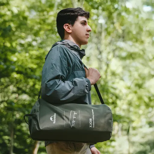 Кровать туристическая складная Naturehike XJC08 CNK2550WS020 (полиэстер + алюминий) Черный - фото 7