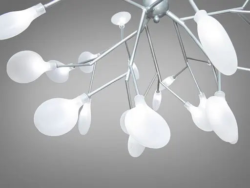 Динамичная, захватывающая, выразительная люстра "Светлячок", 27 ламп, хром - фото 3