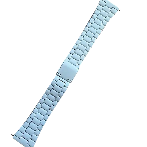 Ремінець металевий білий розмір 20