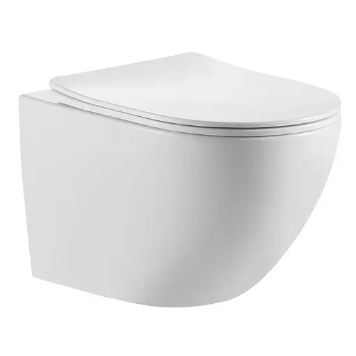 Унитаз подвесной Mixxus Ellipse-0306-T3 520x360x365 мм, система смыва Tornado 3.0 MI6704, Белый - фото 1