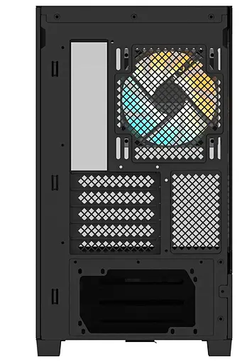 Корпус Gigabyte C201 Panoramic Tempered Glass без БЖ Black (GB-C201P) - фото 7