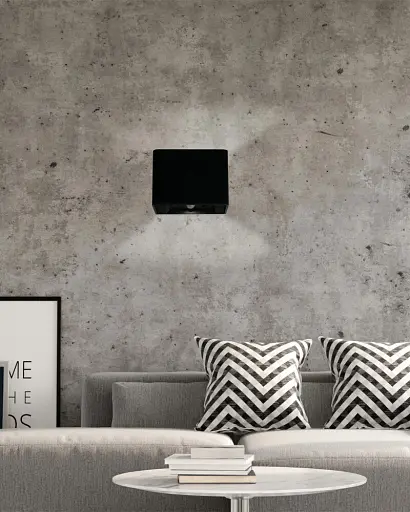 Бра, настінний світильник з датчиком руху Goldlux 331434 Miri LED 1x2.5W 3000K/4000K/6400K 150Lm IP20 чорний - фото 2