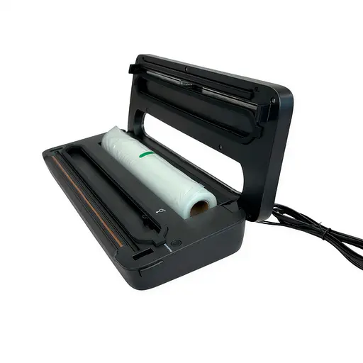 Бытовой вакууматор Grunhelm GV 104 BI ширина герметизации 2 мм Упаковщик для сухих влажных пищевых продуктов Серый - фото 6