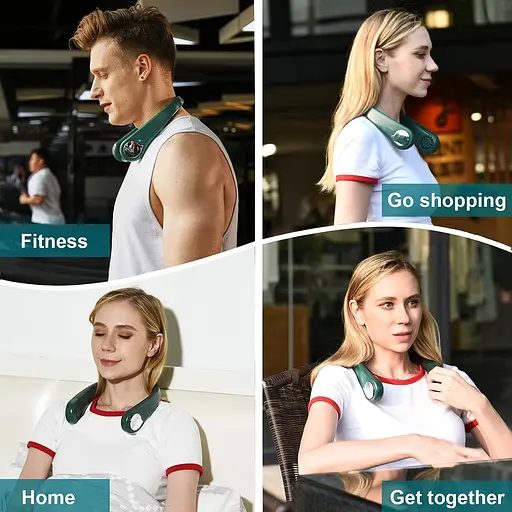 Портативный шейный вентилятор ITHKY 360° - фото 4