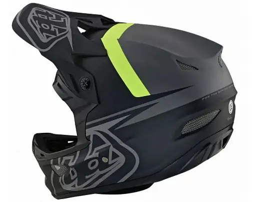Велошолом Troy Lee Designs D3 Fiberlite Slant Grey L (1106-198744024) - фото 2