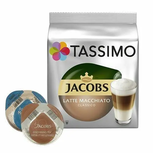 Кофе в капсулах Tassimo Jacobs Latte Macchiato Classico 8 шт. - фото 6