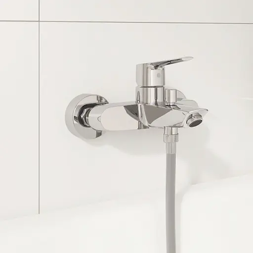 Набір змішувачів 3 в 1 для ванної кімнати Grohe QuickFix Start M-Size UA202301ME, Хром - фото 11