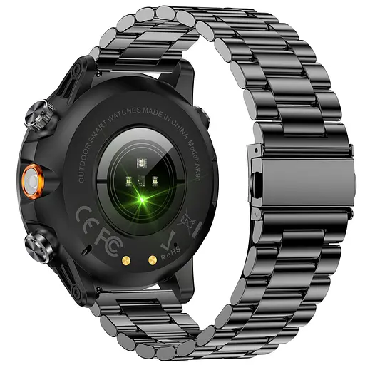 Часы Smart Fire Steel с компасом, 2 ремешка - фото 14