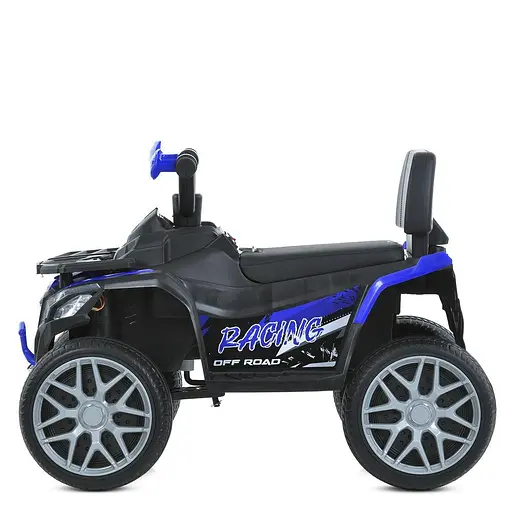 Електромобіль дитячий Bambi Квадроцикл Racer M 6125EBLR-4 до 3 км/год 6V 800mA екошкіра синій - фото 2