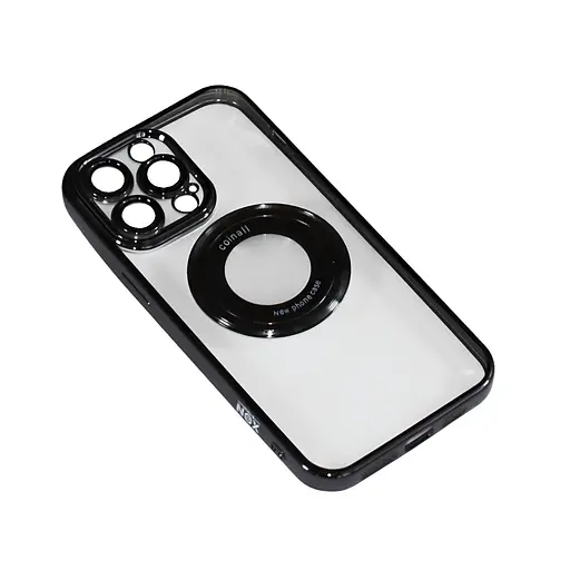 Магнитный чехол XON PhoneCase Magnetic для iPhone 14 Pro Max (PCMC1114400B 7881) Черный/Прозрачный - фото 2