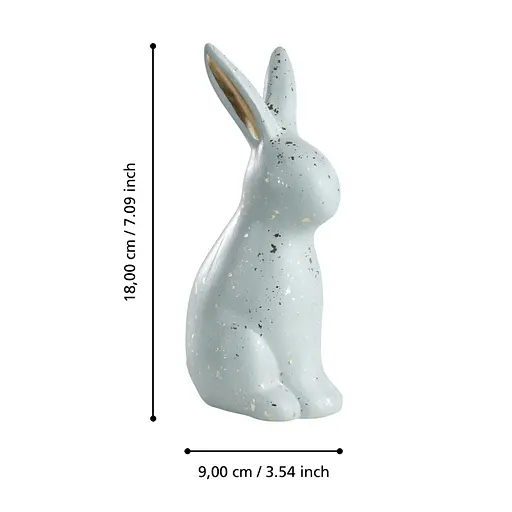 Декоративна фігурка Заєць В-180 SAIDANE - фото 4
